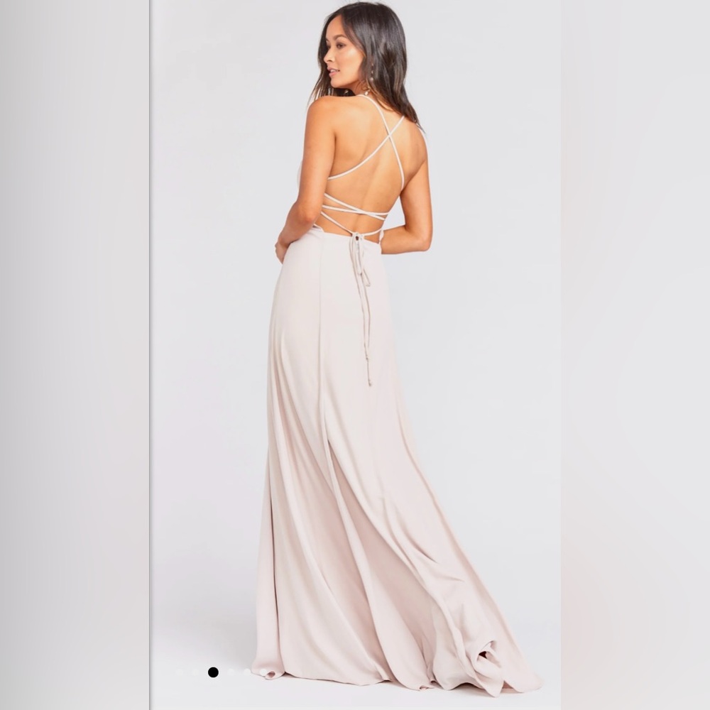 NWT, Show Me Your MuMu Weddings Godshaw Goddess Gown, Sz XXS